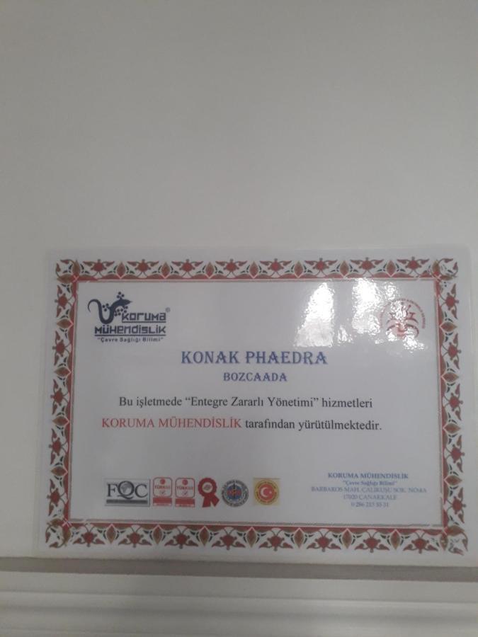 Konak Phaedra Bozcaada Extérieur photo