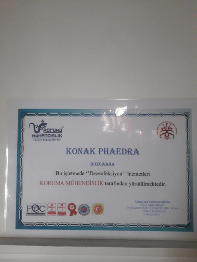 Konak Phaedra Bozcaada Extérieur photo